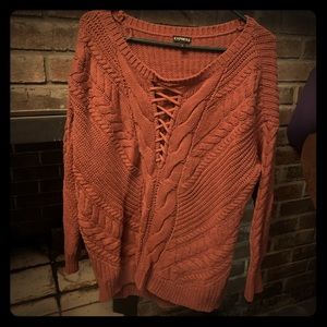 Burgundy-brown sweater